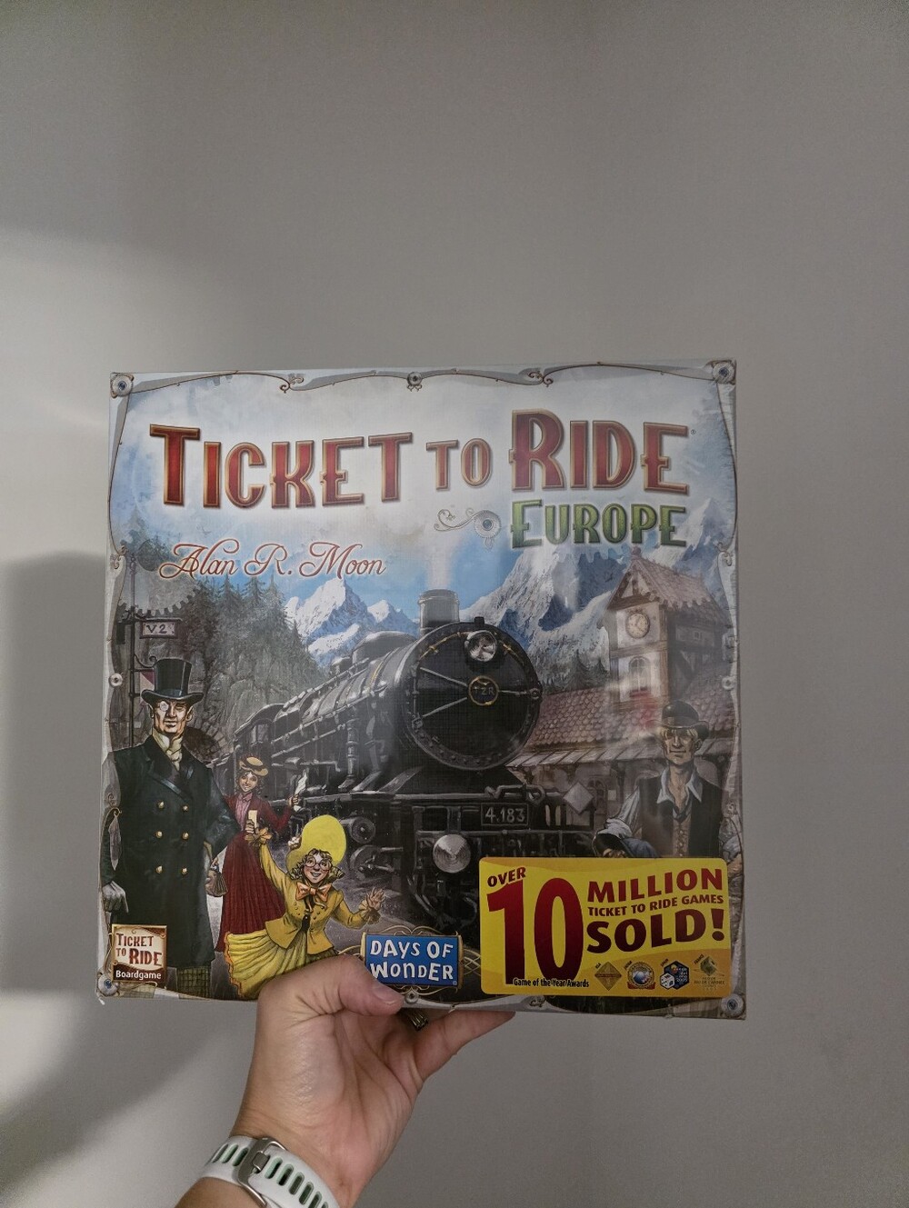 Ticket to Ride Europe Board Game - Blue/Red Box